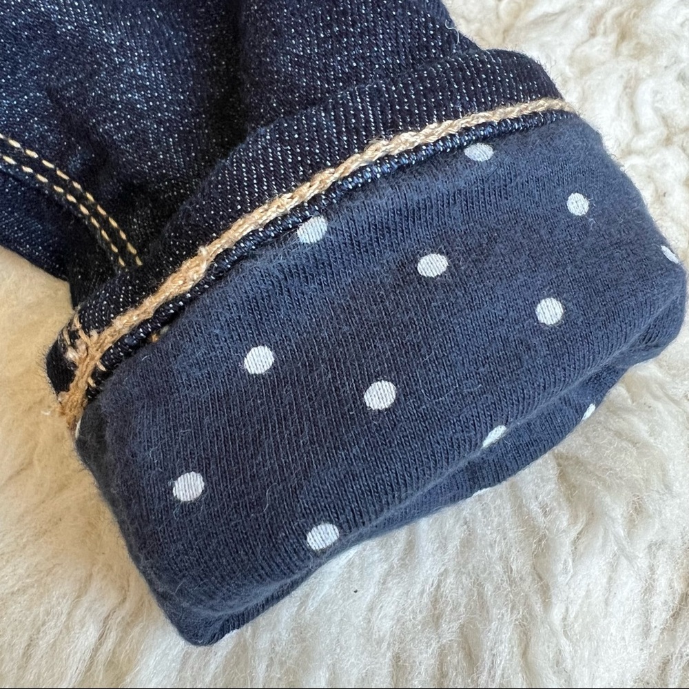 Baby Gap Flannel-Lined Jeans | 0-3 mo | Baby Girls - Picture 4 of 8